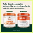 thumbnail image 4 of The Genius Brand Genius Lion's Mane - Plant-Based Supplement for Memory, Focus & Mood Support - Organic & Non-GMO - 120 Veggie Capsules, 4 of 9