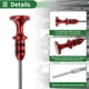 thumbnail image 5 of Varilla de medición de aceite de motor Unique Bargains, indicador de nivel de aceite de doble orificio para Mini Cooper S 1.6L L4 sobrealimentado R52 R53 R56 02-08, metal rojo, 5 of 6