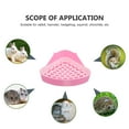 thumbnail image 4 of OULII Chinchilla Cage Litter Box Leak Prevention Small Animal Toilet Pink 1Pack, 4 of 7