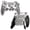 Clear Black, variant on eXtremeRate Beyond-ARC Full Shell Kit for PS5 Edge Controller, Faceplate, Rubberized Grip Back Plate, Buttons & 6 Swappable Thumbsticks - White
