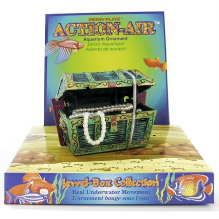 UPC: 0030172010644 | Penn Plax Action Aerating Mini Treasure Chest