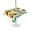 Green, variant on Outdoor Tablecloth with Umbrella Hole for Patio/Picnic/Party/Camping, Yellow Truck Waterproof Table Cloth Rectangle Table Cover Washable, Stars Green Checkered Modern Farmhouse Art (52"x 70")
