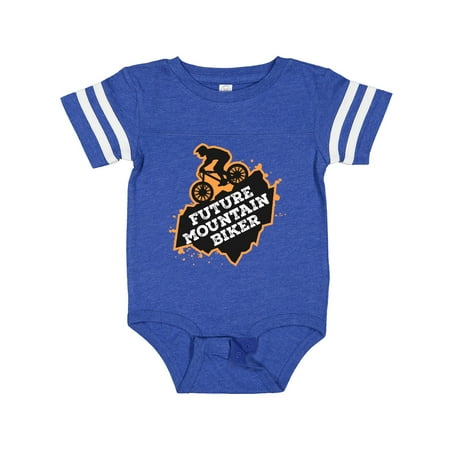 

Inktastic Biking Future Mountain Biker Gift Baby Boy Bodysuit