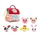 thumbnail image 2 of Mini juego de muñecas de peluche Farm House | Juguete interactivo de rompecabezas sensorial suave | Accesorios desmontables para animales | Coincidencia de formas | Caja plegable | Tamaño de viaje, 2 of 5