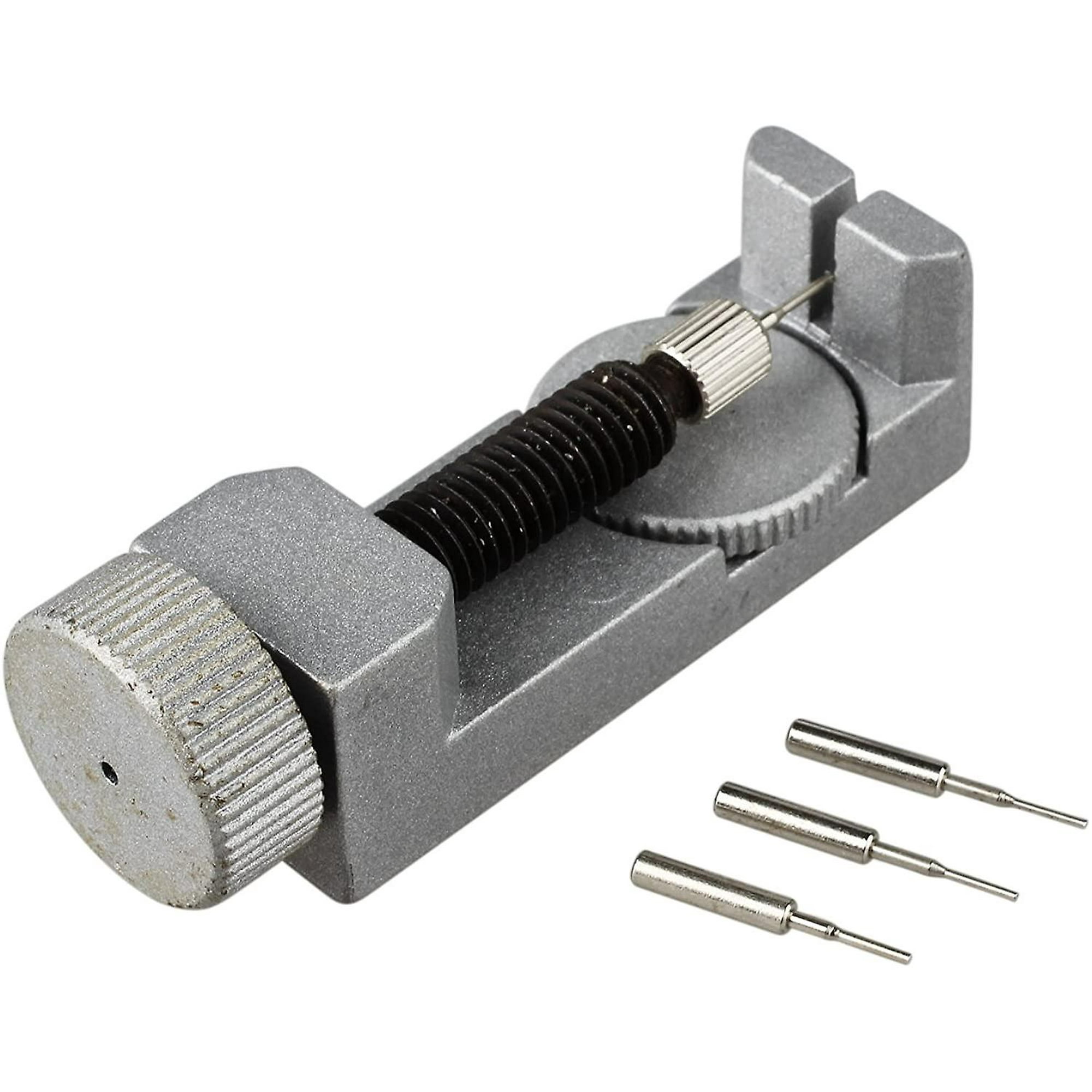 Tool Disassemble Change Shorten Bracelet Watch Push Pin Silver Metal