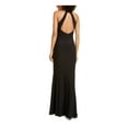 thumbnail image 2 of BLONDIE Womens Black Spaghetti Strap Maxi Sheath Evening Dress Juniors Size: 13, 2 of 4