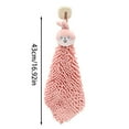 thumbnail image 2 of TIELUTT The Cartoon Rabbit Hand Towel Is A Thick and Water Absorbing Hand Bathroom Shelves for Towels Bathroom Shelves for Shower Bathroom Storage Organizer Bath Towels Bulk Heated Towel Racks for Ba, 2 of 4