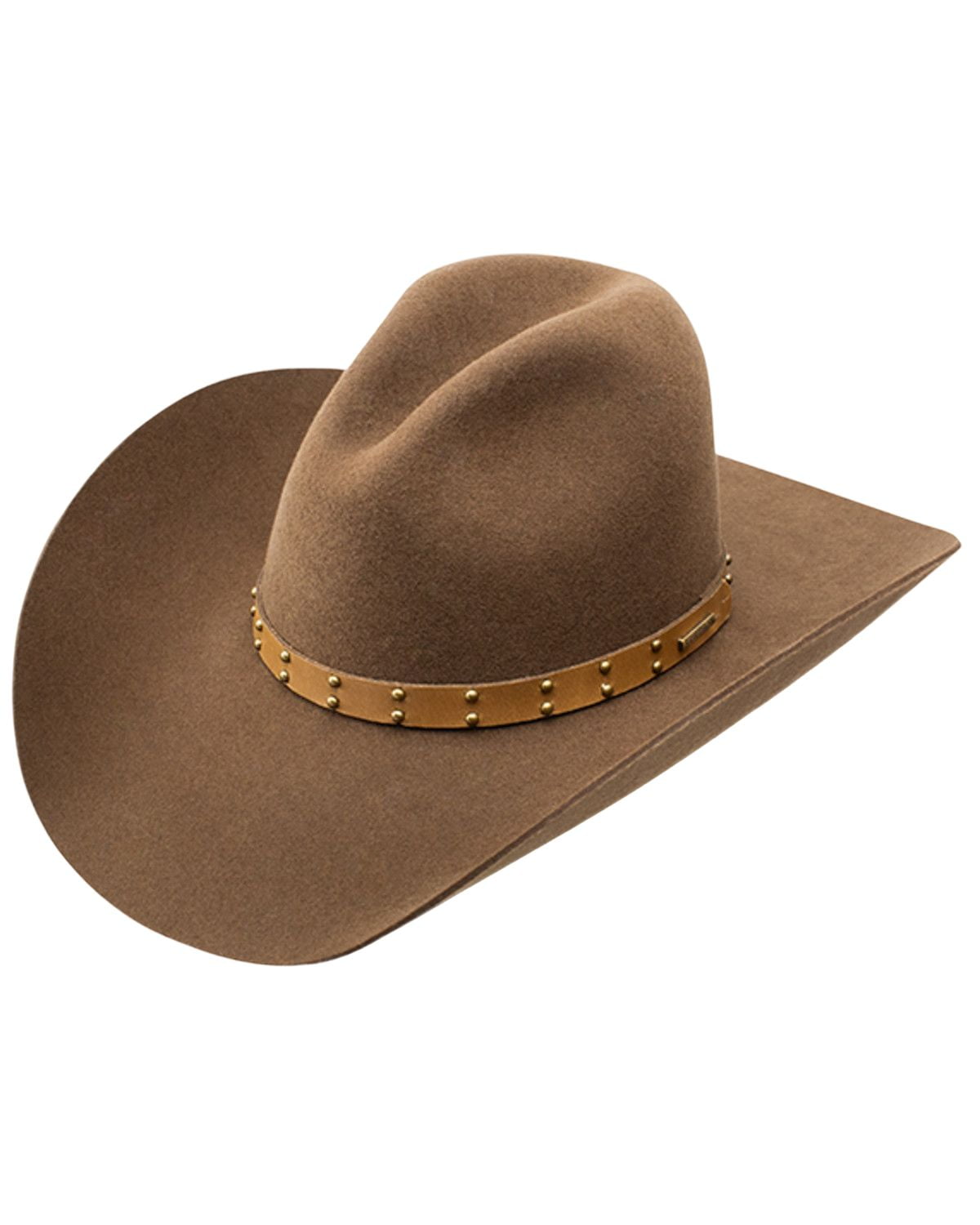 Stetson Unisex Drifter 4X Felt Cowboy Hat Stone 7 5/8