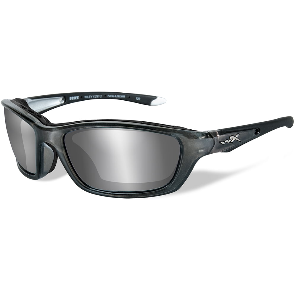 Wiley X WX Tide Glasses Modern Sport Smoke Grey Lens Black Ops Matte Black Frame