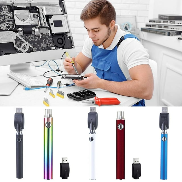 Ensemble de Fer à Souder à Batterie à Régulation de Tension / Tensions Réglables à 3 Niveaux / Chauffage Rapide / Acier Inoxydable / Stylo Électrique Portable / 1 Tige de Fer + 1 Tête de Chargement Incluse