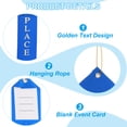 thumbnail image 3 of Uxcell Award Ribbons Prize Medal Ribbon with Event Card and Rope for Special Occasions Blue/Red/White, 3 of 7