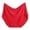 Red, variant on PMVFHDE Women Plus Size Casual Underwear High Rise Triangle Panties Lace Soft Hipster Briefs Comfortable Solid Color Plus Size Underwear For Women Pink,XXL