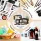 thumbnail image 5 of Set de bolsas de maquillaje Yeyeplum Leather Clear para mujer, 4 unidades, 5 of 6