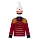 thumbnail image 4 of Chaqueta de circo para niños, uniforme de guardia de Honor de trompeta y tambor, disfraz de Cosplay de Cascanueces, Tops adornados con borlas y sombrero, 4 of 5
