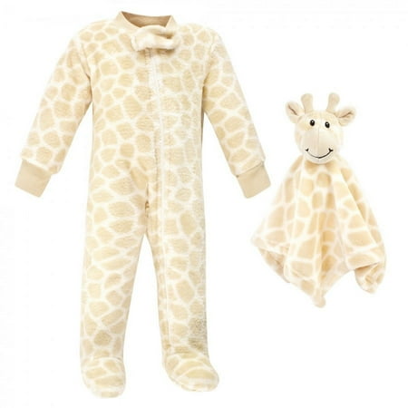 UPC: 0660168177220 | Hudson Baby Infant Boy Flannel Plush Sleep and Play and Security Toy Giraffe 6-9 Months