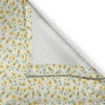 thumbnail image 3 of Ambesonne Boho Kitchen Curtains, Yellowish Flowers Antique Art, 55"x45", Earth Yellow Cadet Blue, 3 of 3