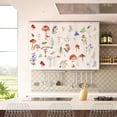 thumbnail image 4 of Juego de 3 calcomanías para muebles y manualidades, 30x15 cm, diseño de setas, estilo bohemio vintage con flores y hojas., 4 of 7