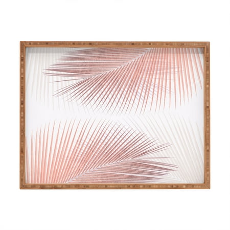 

Society6 Gale Switzer Palm Leaf Synchronicity 22.5 x 17 X Large Rectangular Bamboo Tray