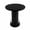 Black, variant on Boupower Round Bar Table, 31.5 Inch Pub Dining Table with Fluted Pedestal & Metal Footrest, Counter Height High Top Table for Home Bar, Kitchen, Dining Room