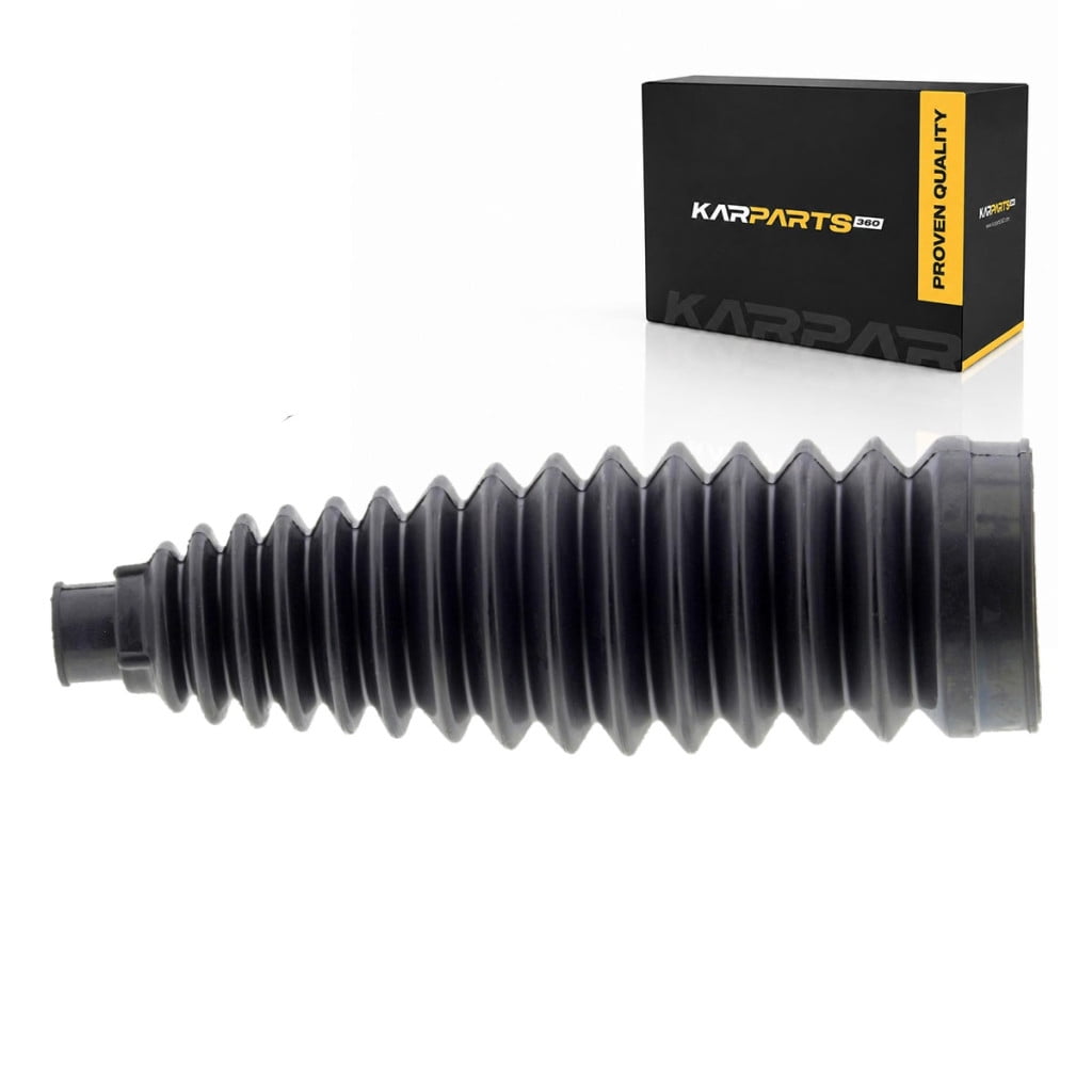 KarParts360 For 2009-2016 Toyota Venza Rack and Pinion Bellows | Rubber | Black | 0.591 End 1 Inside Diameter | 2.106 End 2 Inside Diameter | Clamps Included