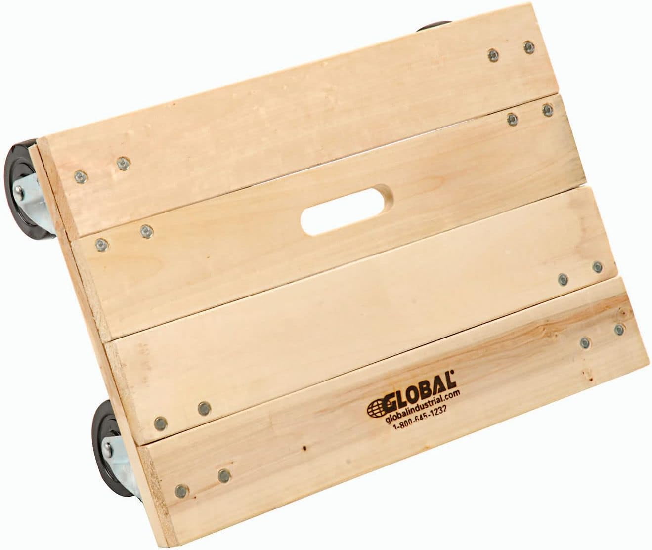 Hardwood Dolly - Solid Deck, 36 x 24, 1200 Lb. Capacity