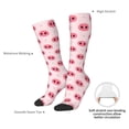 thumbnail image 4 of Fotbe Pig Noses Calcetas Divertidas Estampadas para Hombre y Mujer, Calcetas de Algodón hasta la Rodilla para Caminar, Correr, Enfermería y Embarazo, 4 of 6