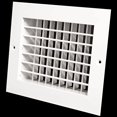 thumbnail image 2 of HVAC Premium 12''w X 6''h Aluminum Double Deflection Adjustable Air Supply HVAC Diffuser - Full Control Vertical/Horizontal Airflow Direction - Vent Duct Cover [Outer Dimensions: 13.6''w X 7.6''h], 2 of 4