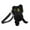 Black, variant on Yunhgft Cat Shaped Crossbody Bag Creative Change Purse for Birthday Gift Shopping Travel Black