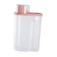 thumbnail image 2 of Caja de almacenamiento de detergente para ropa de uso doméstico, lata de almacenamiento de detergente, contenedor de arroz Rosa, 2 of 9