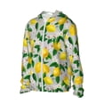 thumbnail image 2 of Rocae Lemon1 Print Breathable Sun Protection Hoodie Quick-Dry Lightweight Long Sleeve Hoodie Unisex Running Sports Shirt Medium, 2 of 9
