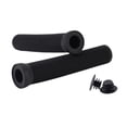 thumbnail image 3 of 2 piezas empuñaduras de manillar de bicicleta accesorios de bicicleta antideslizantes a prueba de golpes ergonómicos negro, 3 of 8