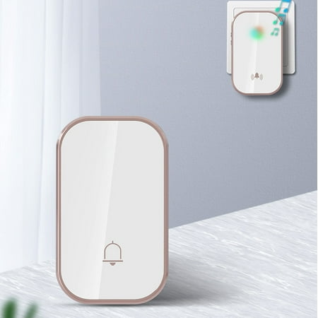 

Timbre de música digital inalámbrico One Drag One - Control remoto llamada de ancianos y niños luces de colores 38 tonos. timbre Nuevas llegadas