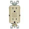 thumbnail image 1 of Leviton GFTR1-3I Réceptacle GFCI Intelligent Auto-Test SmartlockPro Mince Résistant aux Tamper avec Indicateur LED, Lot de 3, Ivoire, 3 Unités, 1 of 3