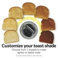 thumbnail image 6 of Hamilton Beach 2-Slice Bread and Bagel Toaster with Long Slots and Removable Crumb Tray, Black, 6 of 9