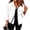 White, variant on Dweltoz Women Casual Denim Jacket 3/4 Sleeve Turn Down Collar Button Down Solid Color Jean Jacket Fall Fashion Slim Fit Short Outfits with Pockets,Purple XL