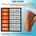 thumbnail image 3 of MesaSe Manchons de Compression pour Cuisses (Paire) pour Femmes et Hommes Beige P, 3 of 7