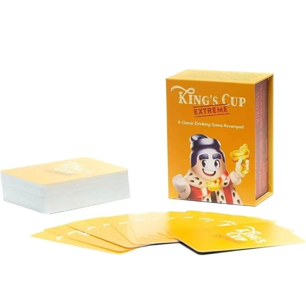 Juego de cartas Kings Cups Extremes Fun para adultos y adolescentes
