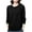 Black, variant on Bixock Women Fall and Winter Blouse,Women Casual Tops,Bixock Women Fall and Winter Blouse Women Casual Tops Solid Color Plus Size Long Sleeve Basic Tee Shirt