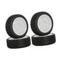 thumbnail image 5 of yotijay 4 Pieces 1/10 RC Rally Tires XV02 Upgrade Parts Sturdy Accessory Accessories white, 5 of 9