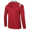 thumbnail image 3 of Men's Colosseum Cardinal Arkansas Razorbacks OHT Military Appreciation Quarter-Zip Hoodie Jacket, 3 of 4