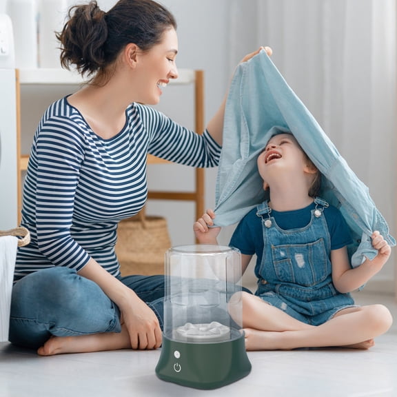 Bathroom Products Portable Mini Washer and Dryer Combo Wireless Compact Laundry Machine for Small Clothes Underwear Socks Baby Garments