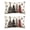 White, variant on Sm:)e Snowman Red Winter Christmas Throw Pillow Cover 12x20 Inch Set of 2
