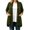 *1-Army Green, variant on Women's Lightweight Open Front Cardigan, Long Sleeve Soft Stretchy Coat For Women, Ladies' Loose Fit Drape Duster With Pockets, Pink , S-2XL