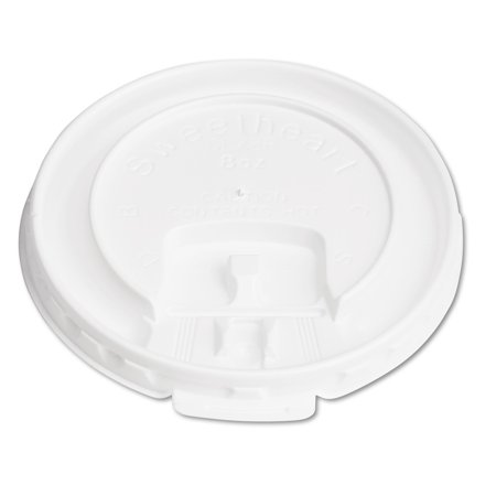 SOLO Cup Company Liftback & Lock Tab Cup Lids for Foam Cups, Lid, for SLOX8J, White, 2000 ct