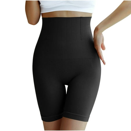 LNWUY Shapewear Tummy Control Underwear for Women Seamless Shaping High Waisted Panties Slimming Soft Breathable Panty Black XXXL