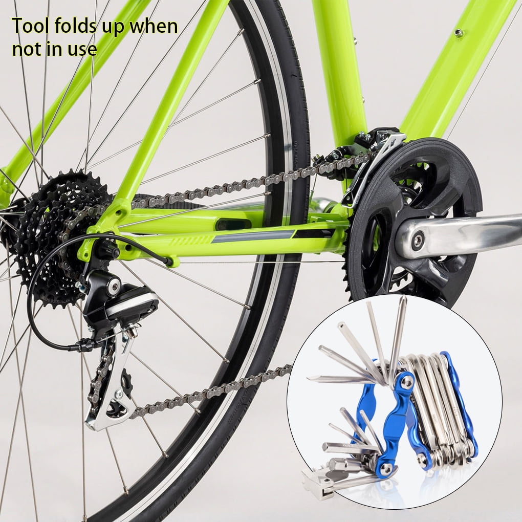maskred Bicycles Repair Wrench Bike Spanner Outdoor Manual Screwdriver Professional Chain Breaker Emergency Scooter Tools Set Silver Walmart
