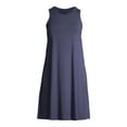 thumbnail image 3 of Time and Tru Women's Sleeveless Knit Dress, 3 of 7