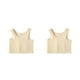 thumbnail image 3 of Chaleco corto Minnieouse para mujer camisetas sin mangas de verano ropa interior estirable sin mangas sin costuras Negro, 3 of 6