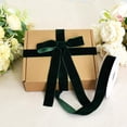 thumbnail image 3 of NANAHuang Khaki Gold Velvet Ribbon 3/8 Inch x 25yds, Vintage Velvet Ribbons, for Wreath Decoration Handmade Craft Ornaments Gift Wrapping & Bow Making, Valentine's Day Bouquet Packaging, 3 of 6