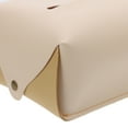 thumbnail image 2 of MERRYHAPY Caja De Pañuelos De Cuero Beige Para Escritorio Y Auto Con Superficie, 2 of 7